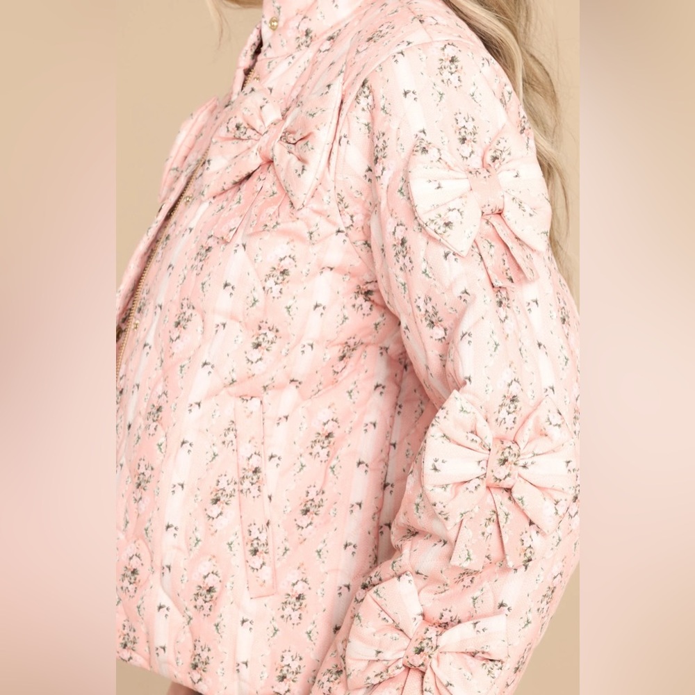 New Loveshackfancy Gianna Bow Jacket - image 5